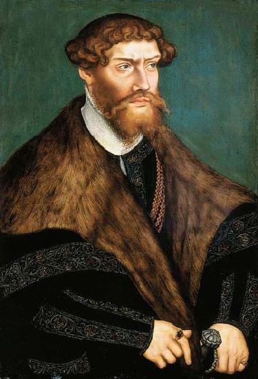 Lucas Cranach the Younger Portrait of Philip I, Duke of Pomerania. oil painting picture